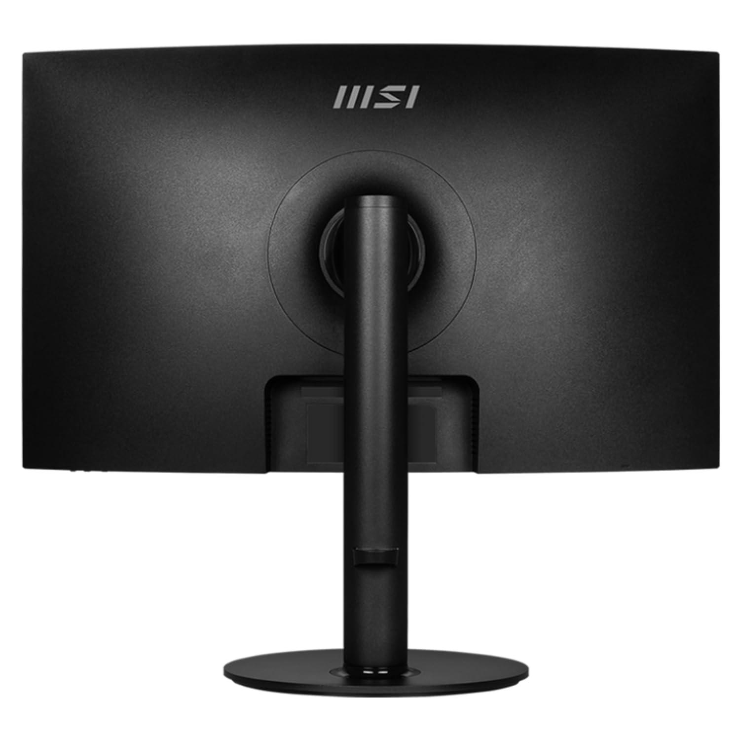 MSI MSI Modern MD271CP Curved 27-inch 1080P Full HD LCD Monitor, 2-Pack Bundle with Less Blue Light, Anti-Flicker, HDMI, DisplayPort, USB-C, Integrated Speakers, Desk Mount Dual Monitor Stand