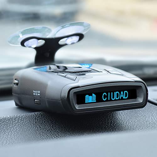 Whistler Whistler CR88 High Performance Laser Radar Detector: 360 Degree Protection and Bilingual Voice Alerts,Black