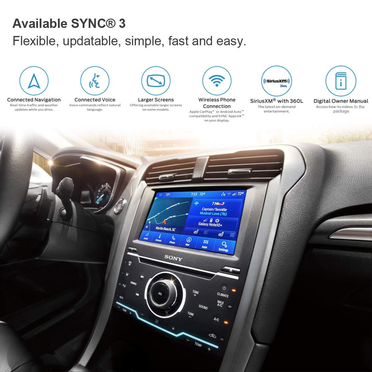 TIKSCIENCE TIKSCIENCE SYNC 2 to SYNC 3 Upgrade Kit 8-Inch Touch Screen Fit for Ford Lincoln Explorer SYNC3.4 MyFord Touch/Support Carplay with GEN IV APIM Module, USB Hub, Navigation