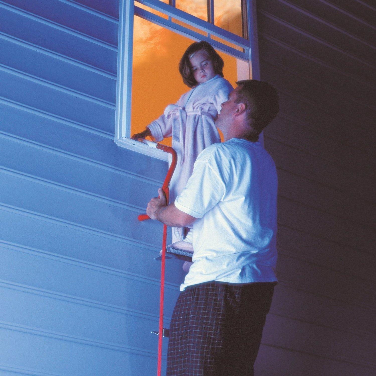 Kidde Kidde Fire Escape Ladder, 2-Story Rope Ladder, Extends to 13-Feet, Anti-Slip Rungs