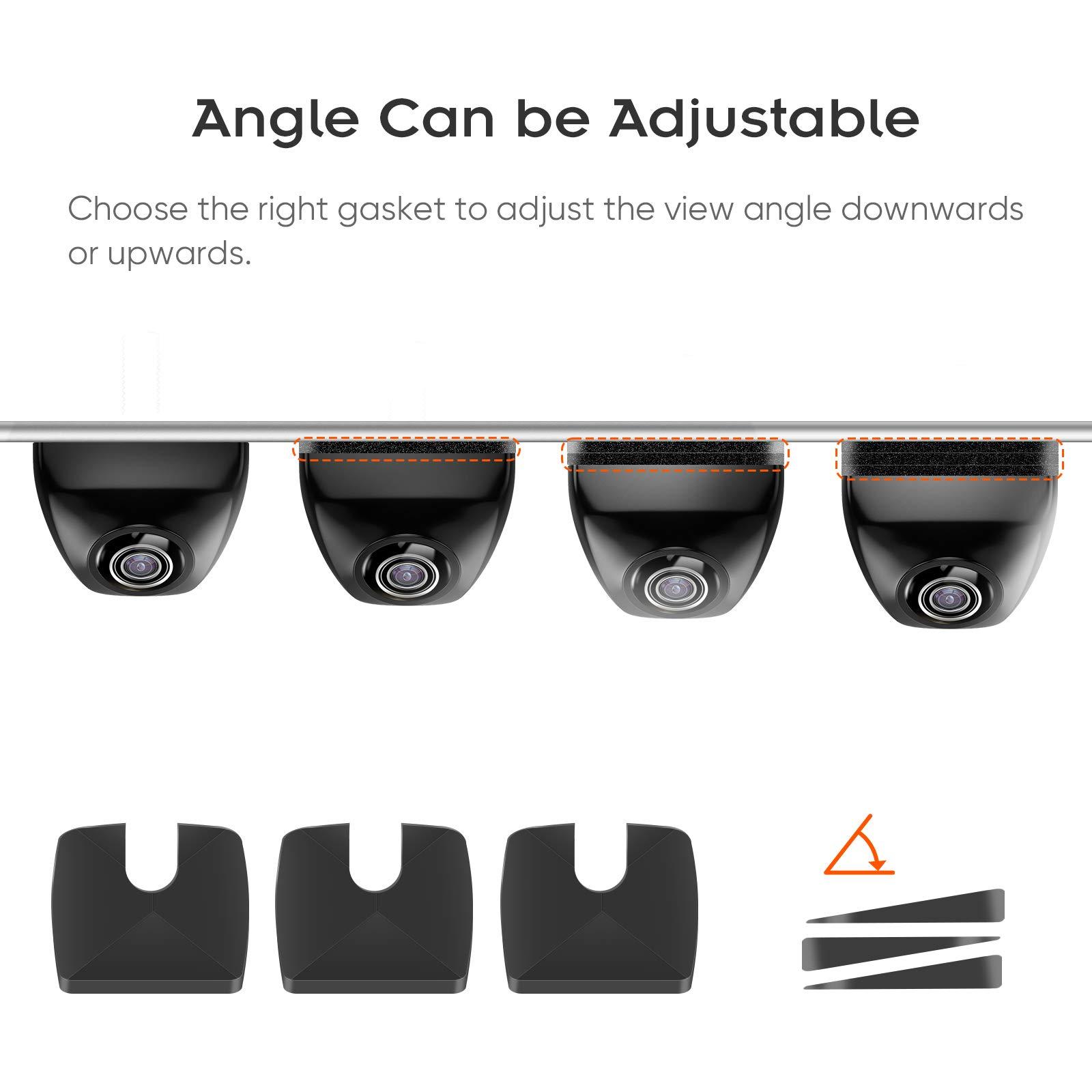 Pixelman PixelMan PMG3A Backup Camera,Front/Rear View Camera HD Metal Lifetime Waterproof 170° Wide Angle Universal Reversing Camera for Car,Only Rearview Reverse Back Up Cam for Vehicle SUV Pickup (PMG3A-B)