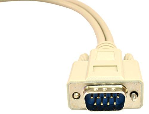 PTC PTC DB9 Serial (RS-232) Y-Splitter Cable, 1'ft (Twin Pack)