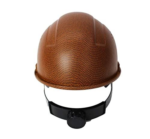RK SAFETY RK Safety RK-HP34-BROWN Hard Hat Cap Style with 4 Point Ratchet Suspension, 2EA (Brown) - Set of 2
