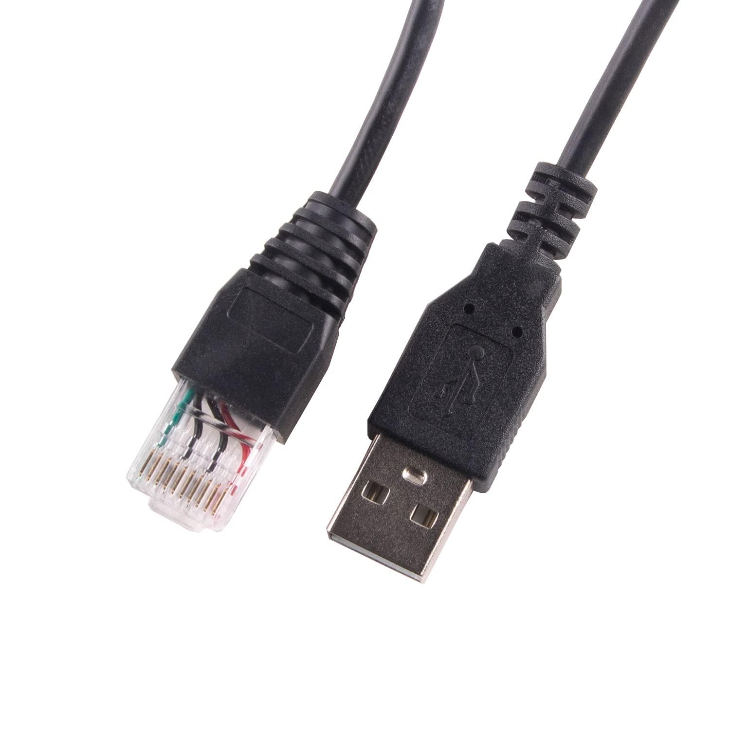 usangreen USB to RJ50 Control Cable for APC Smart UPS 940-0127B, 940-0127C and 940-0127E APC Back-UPS CS BK350 BX1500 BX1300G (6)