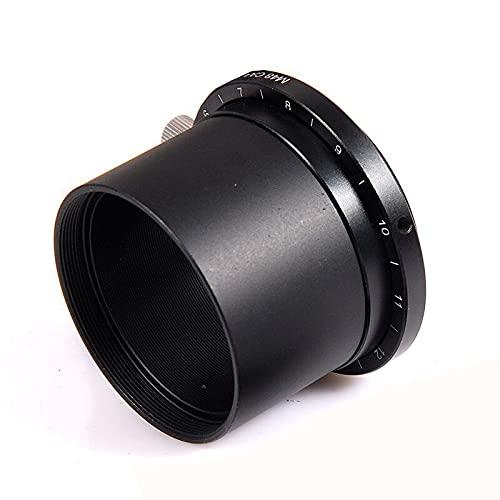 KJAHH Astronomical Telescope Accessories 1.25\",2\" to M42,M48 Extension Tube Adapter Ring with a 360 Rotator Camera Angle Adjuster (Color : 2 inch to m42 -Long)