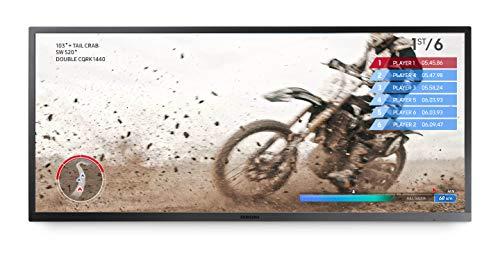 SAMSUNG SAMSUNG 34-Inch SJ55W Ultrawide Gaming Monitor (LS34J550WQNXZA) 75Hz Refresh, WQHD Computer Monitor, 3440 x 1440p Resolution, 4ms Response, FreeSync, Split Screen, HDMI, Black