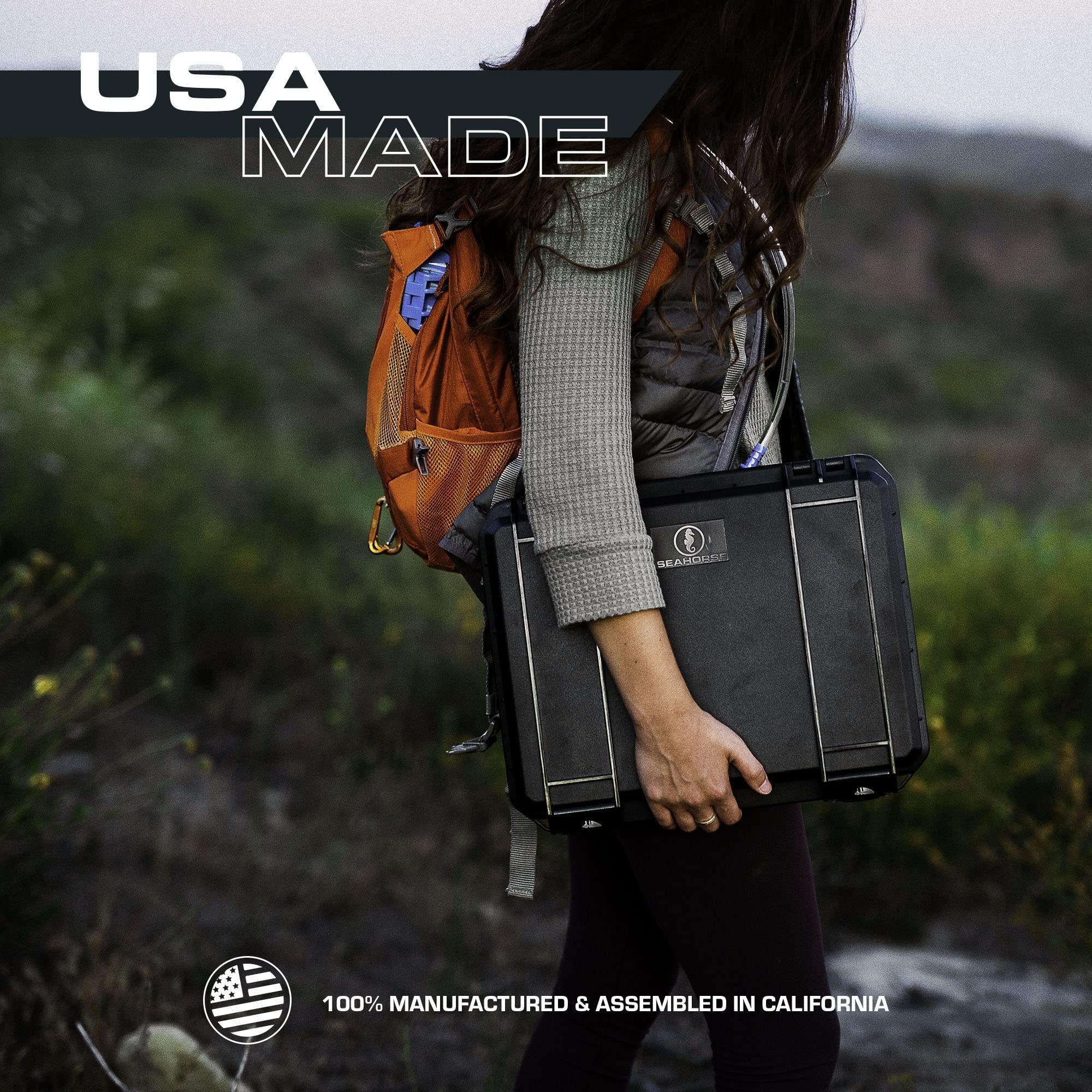 Seahorse Protective Equipment Cases Seahorse Protective Equipment Cases 85 Laptop Micro Case 85GR: 85 Laptop Micro Case Green, One Size