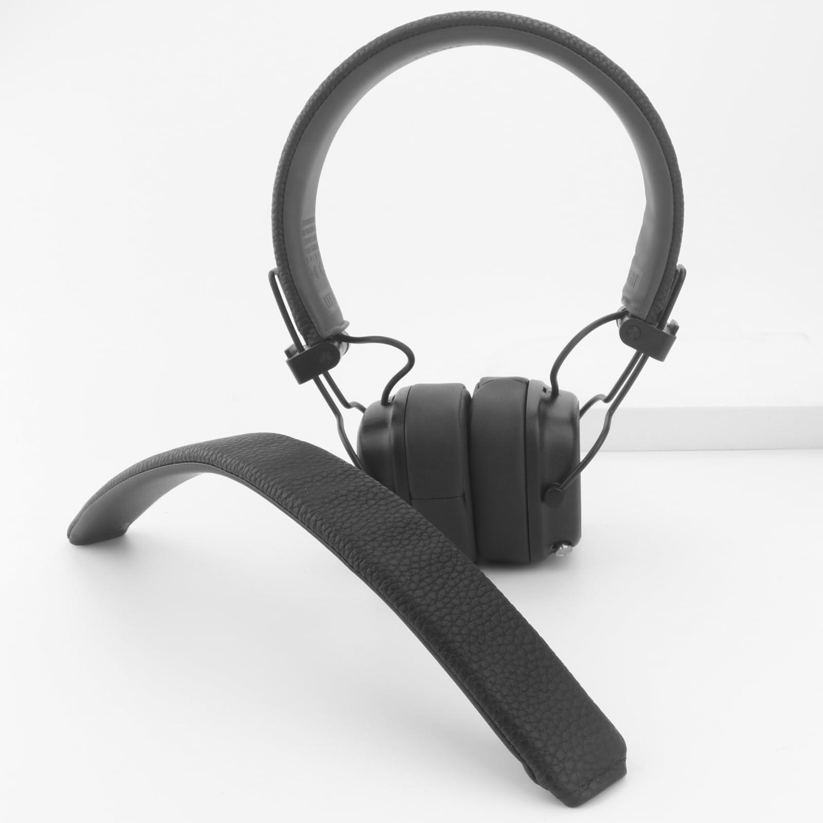 Sodorous Major III Replacement Headband Pads Repair Parts Compatible with Marshall Major III 3 Major IV Major 4 Heaphones Comfort Protein Leather and Soft Memory Foam Top Headband-Black