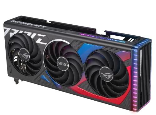 ASUS ASUS ROG Strix GeForce RTX 4070 Super OC Edition Gaming Graphics Card (PCIe 4.0, 12GB GDDR6X, DLSS 3, HDMI 2.1a, DisplayPort 1.4a, Massive Vented Backplate, Power Sensing, Aura Sync)