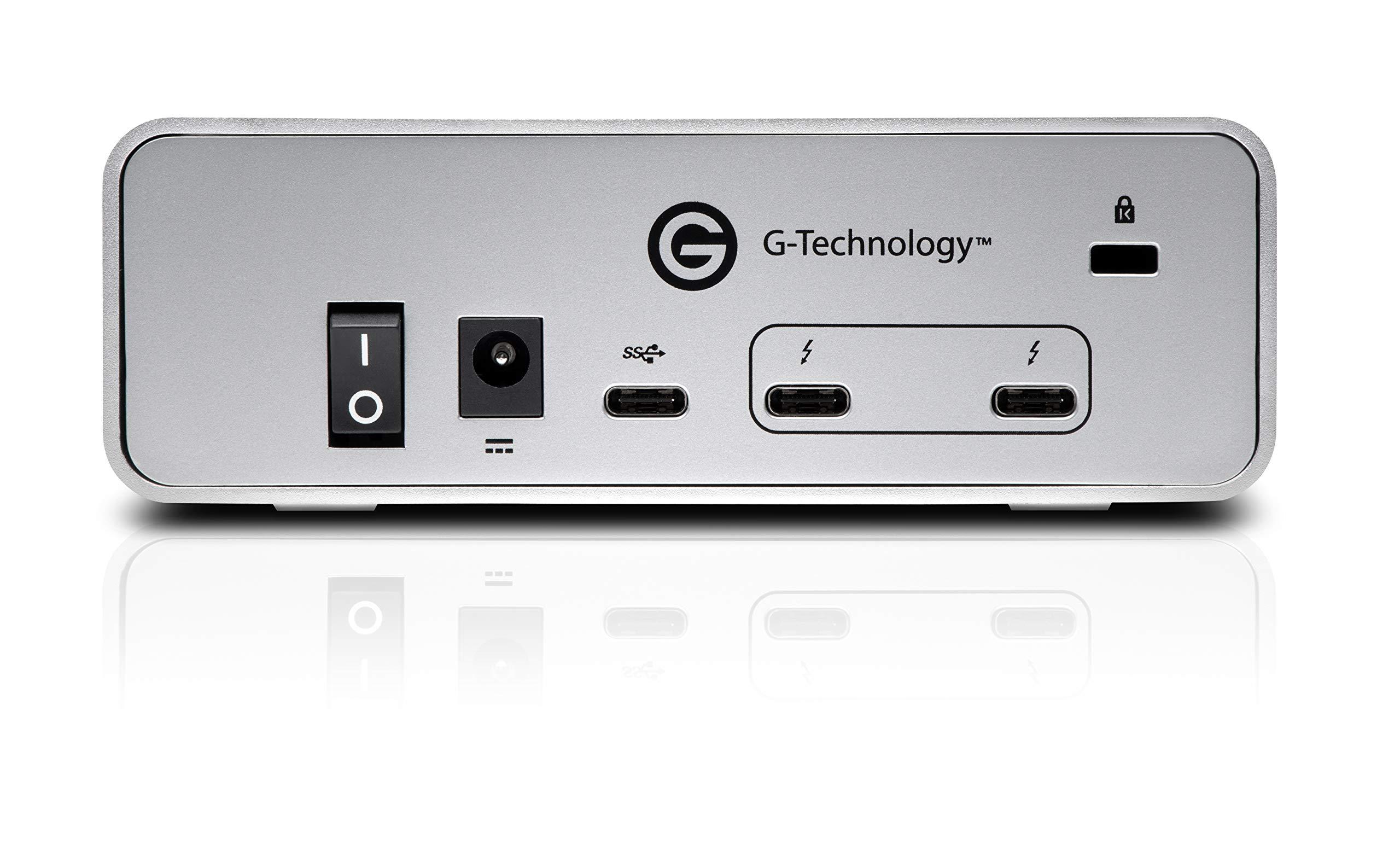 G-Technology G-Technology 14TB G-DRIVE with Thunderbolt 3 and USB-C Desktop External Hard Drive, Silver - 0G10427-1