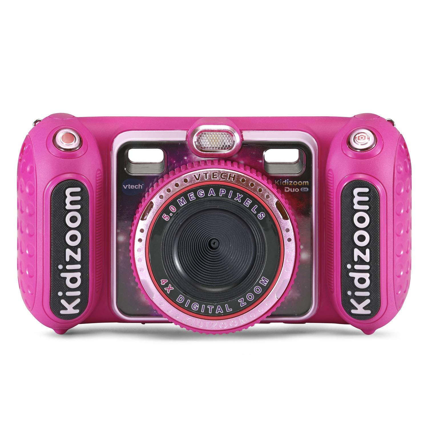 VTech VTech KidiZoom Duo DX Digital Selfie Camera with MP3 Player, Pink