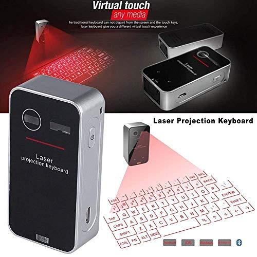 AGS AGS Laser Projection Bluetooth Virtual Keyboard & Mouse for iPhone, Ipad, Smartphone and Tablets