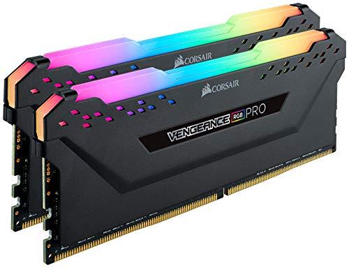 Corsair Corsair Vengeance RGB Pro 16GB (2x8GB) DDR4 3600 (PC4-28800) C20 AMD Optimized Memory Black