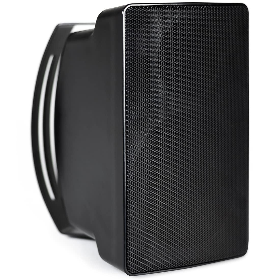 Pure Resonance Audio Pure Resonance Audio S5 4.5" 70V or 8ohm Indoor/Outdoor Surface Mount Loudspeakers (4 Speakers, Black)
