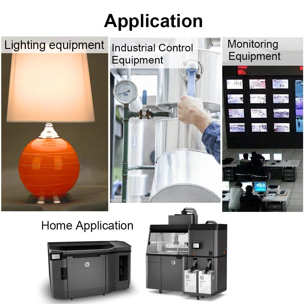 Titoe Adjustable DC Power Voltage Converter AC 110V-220V to DC 0-48V Module Switching Power Supply Digital Display 480W Voltage Regulator Transformer Built in Cooling Fan