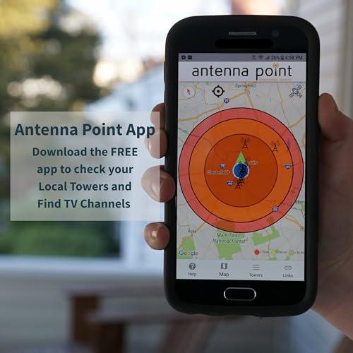 Mohu Mohu Leaf 50 Original Paper-Thin Indoor TV Antenna, UHF VHF, 60-Mile Range, Multi-Directional, 4K 8K UHD NEXTGEN TV - w/ 12 ft. Cable, Jolt Switch