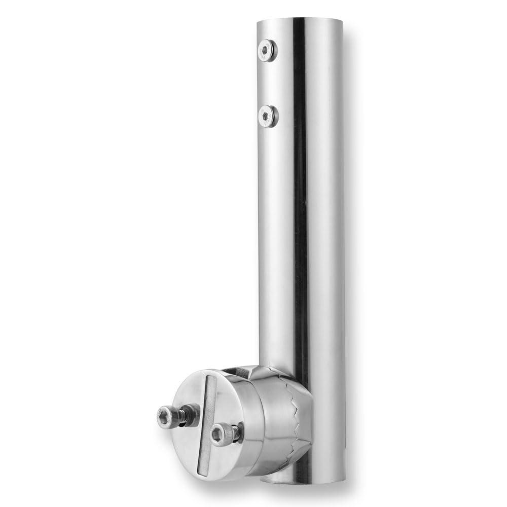 Bywen Bywen for Starlink Rv Mount,Stainless Steel Starlink Boat Railing Mount,Starlink Pole Mount,Starlink Pipe Adapter for RV Ladder, SailingBoat,Marine,Yacht,Car roof Rack Rai(for 0.75inch-1inch Rail)