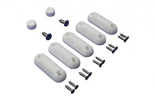 Renovators Supply Manufacturing Renovators Supply Manufacturing Toilet Seat Bumper, 7 White Silicone Toilet Seat Bumpers