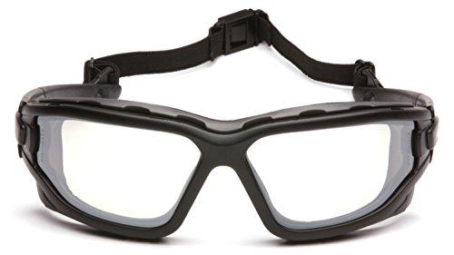 Pyramex Safety Pyramex I-Force Sporty Dual Pane Anti-Fog Goggle, Indoor/Outdoor Mirror Anti-Fog Lens