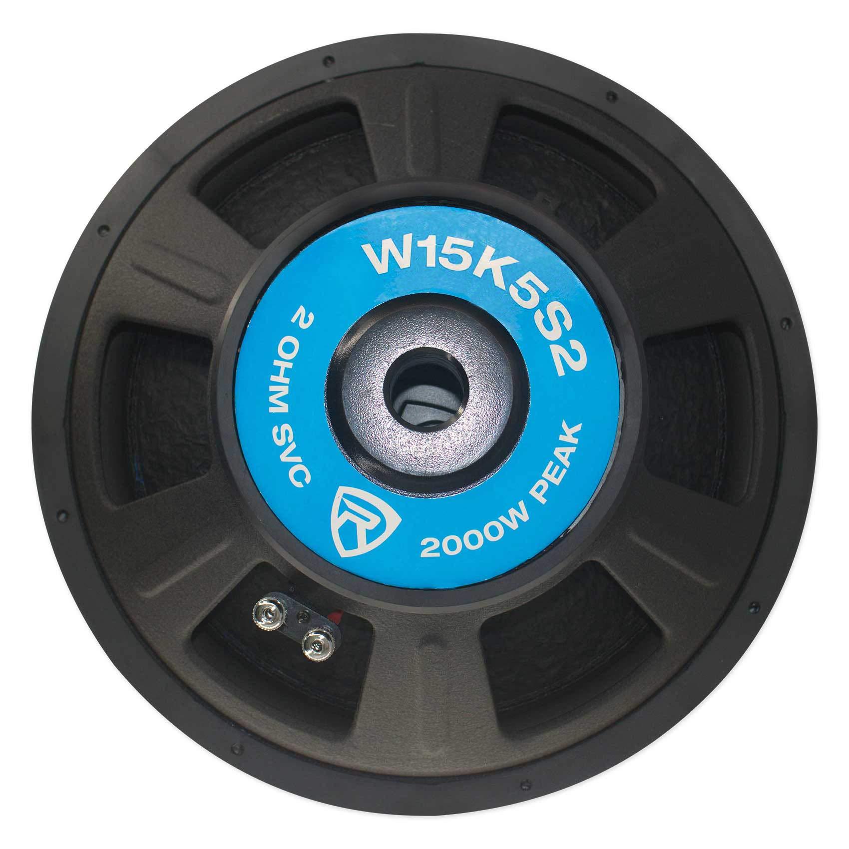 Rockville Rockville 2 K5 W15K5S2 15" 2000w Subwoofers+Vented Sub Box+Mono Amplifier+Wires