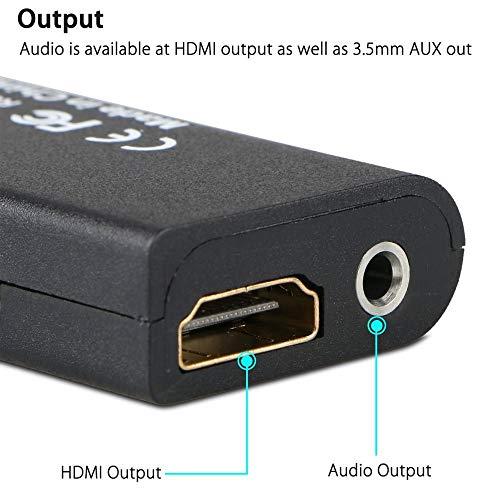 Farenow Video AV Adapter for Sony Playstation 2 PS2 to HDMI Converter w/ 3.5mm Audio Output, for HDTV HDMI Monitor by Farenow