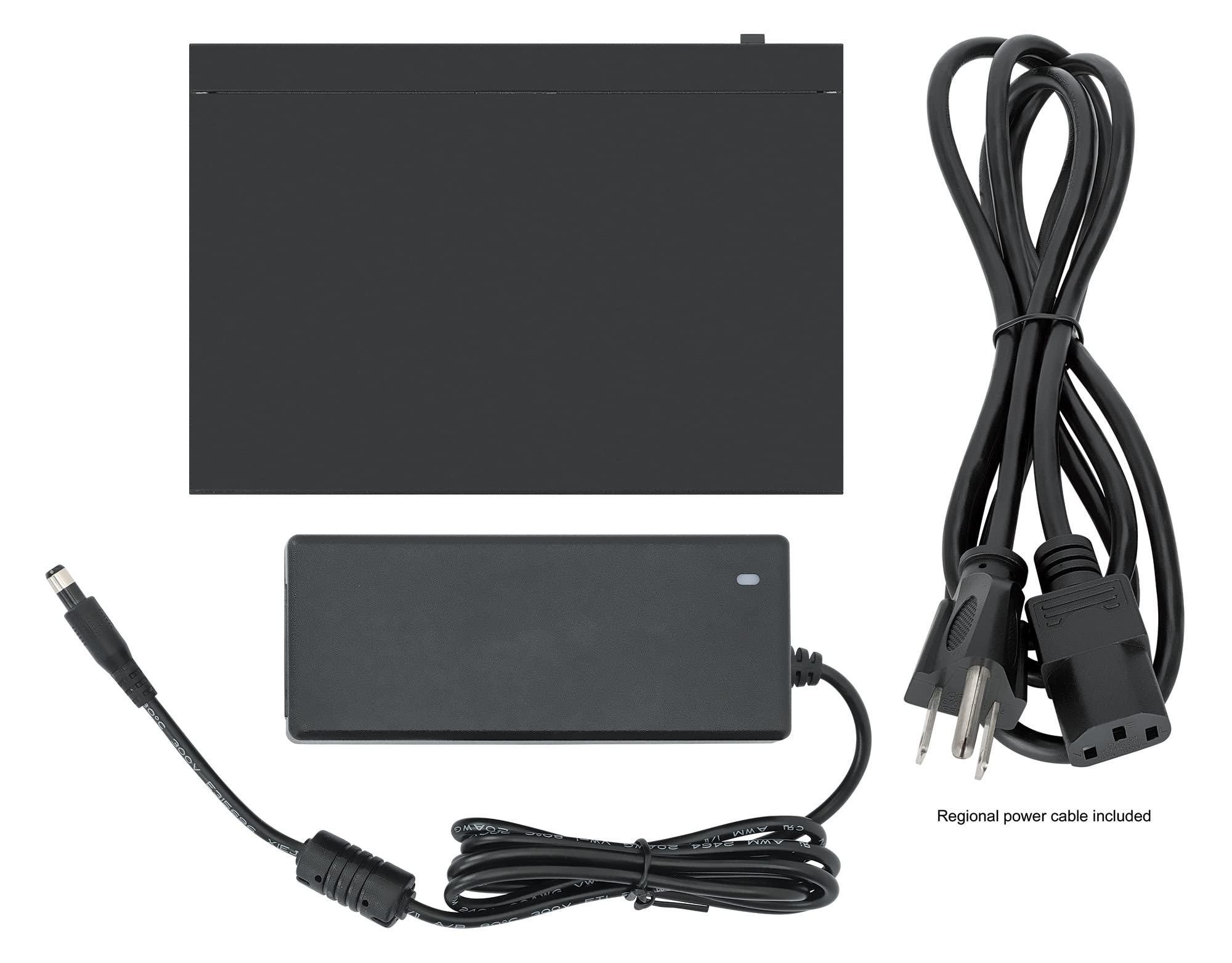 Intellinet Intellinet 5-Port 2.5G Poe+ Ethernet Switch - 55W Power Budget, Power Output up to 30W Per Port, Unmanaged, Wall Mountable, Fanless - for Computer Networking Hub, Desktop, 3 Yr Mfg Warranty 561921