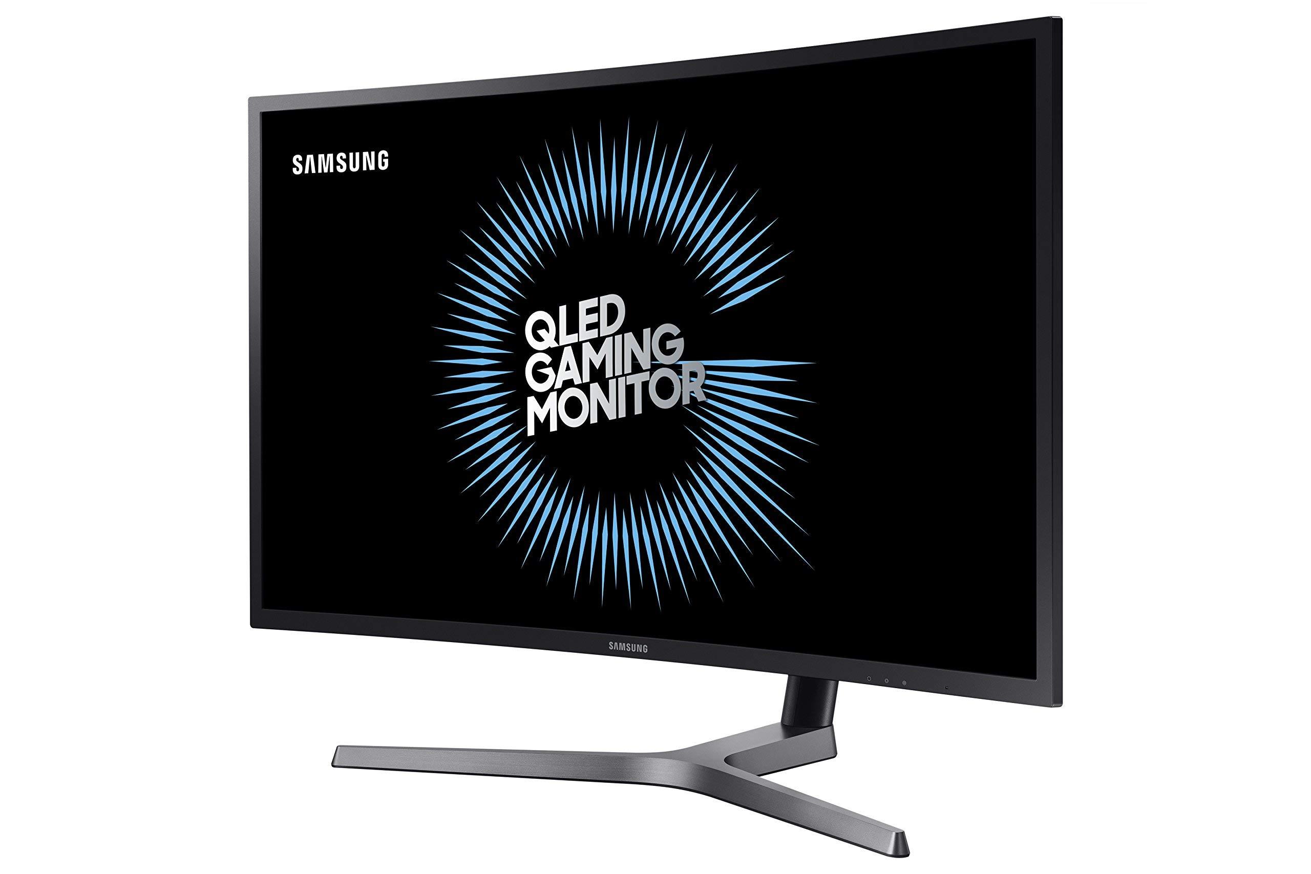 SAMSUNG Samsung C32HG70 32-Inch HDR QLED Curved Gaming Monitor (144Hz / 1ms) Model C32HG70QQN (Renewed)