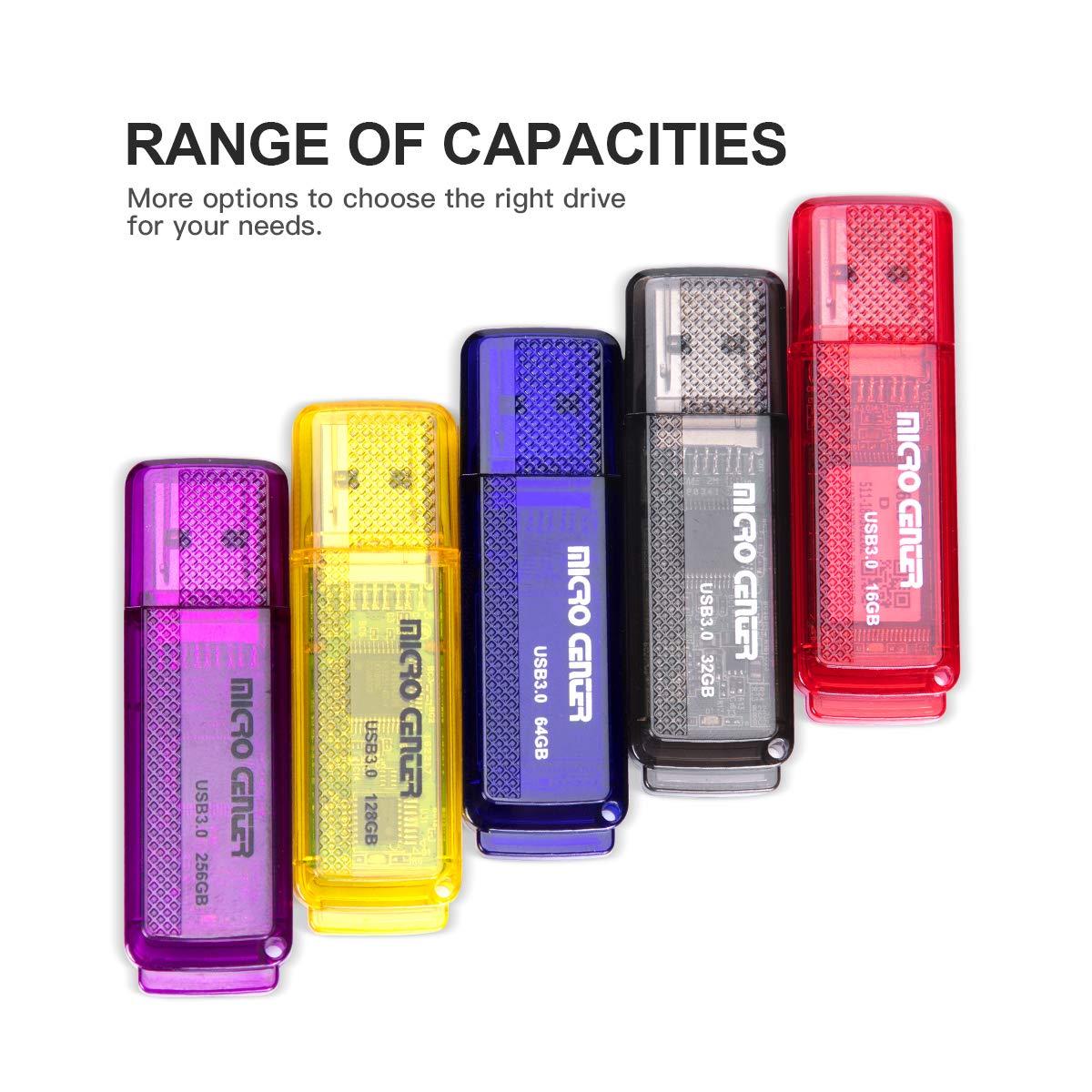 INLAND INLAND Micro Center Super Speed 2 Pack 32GB USB 3.0/USB3.1 Gen1 Flash Drive Gum Size Memory Stick Thumb Drive Data Storage Jump Drive (32G 2-Pack)