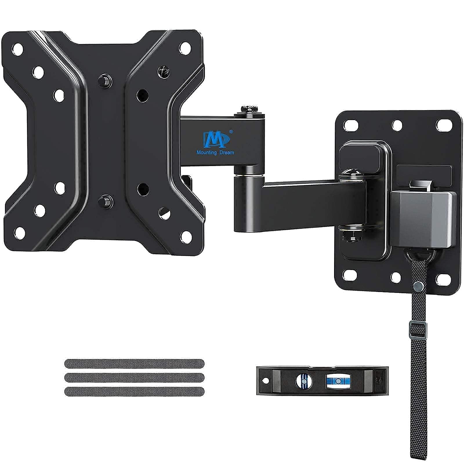 Mounting Dream Mounting Dream Lockable RV Camper TV Mount for Flat Screen 10-26 Inch TV Monitor MD2209, Bundle with Universal Full Motion TV Mount Swivel Tilt Articulate for 26-55\' \'TVs MD2418-MX