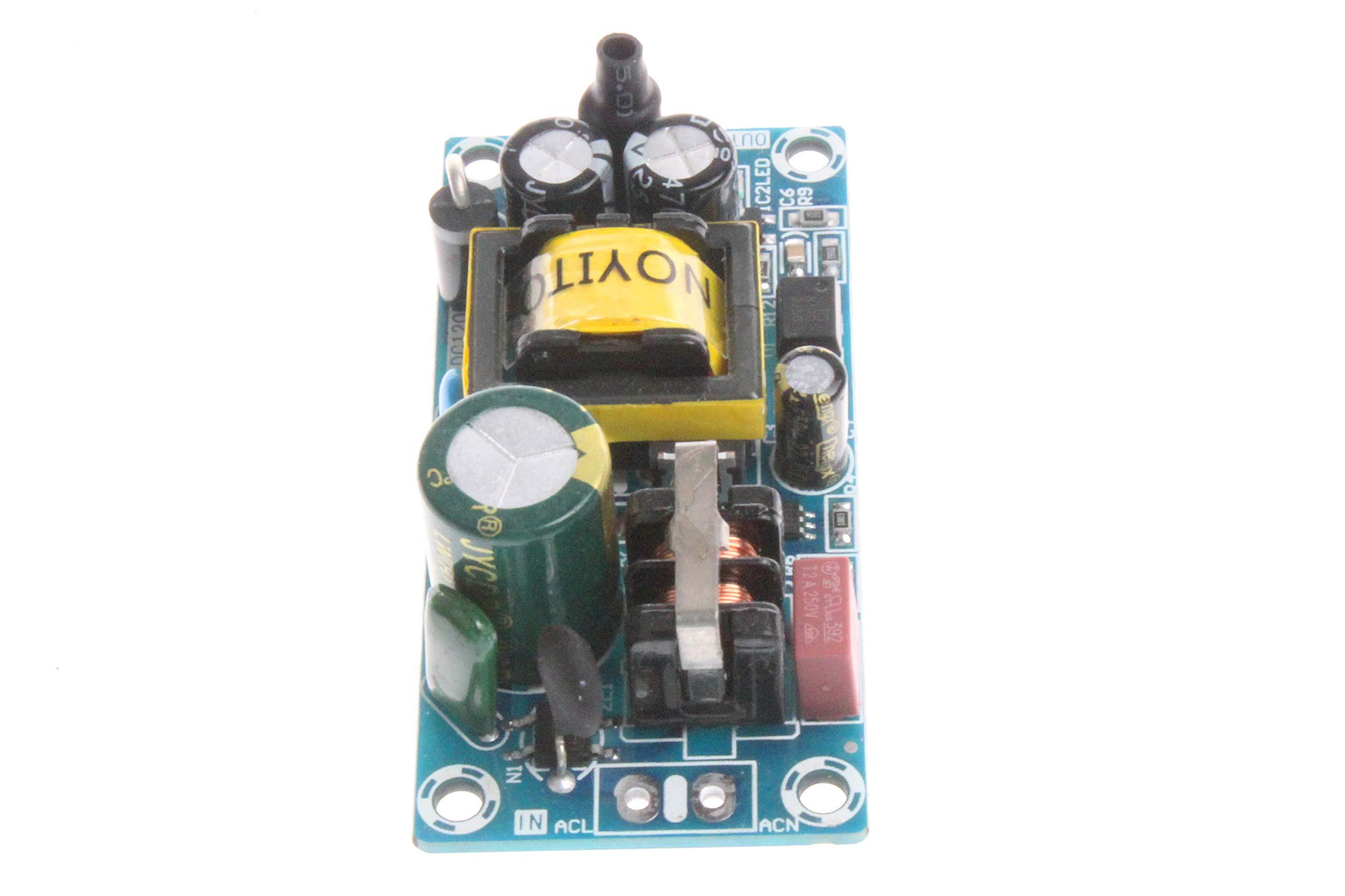 NOYITO NOYITO AC to DC Isolated Power Supply Module AC 120V 85V - 264V to DC 12V 1A 12W Peak 12V 2A 24W Max Power Module with Overvoltage Overload Short-Circuit Protection (12V 1A, Peak 2A)
