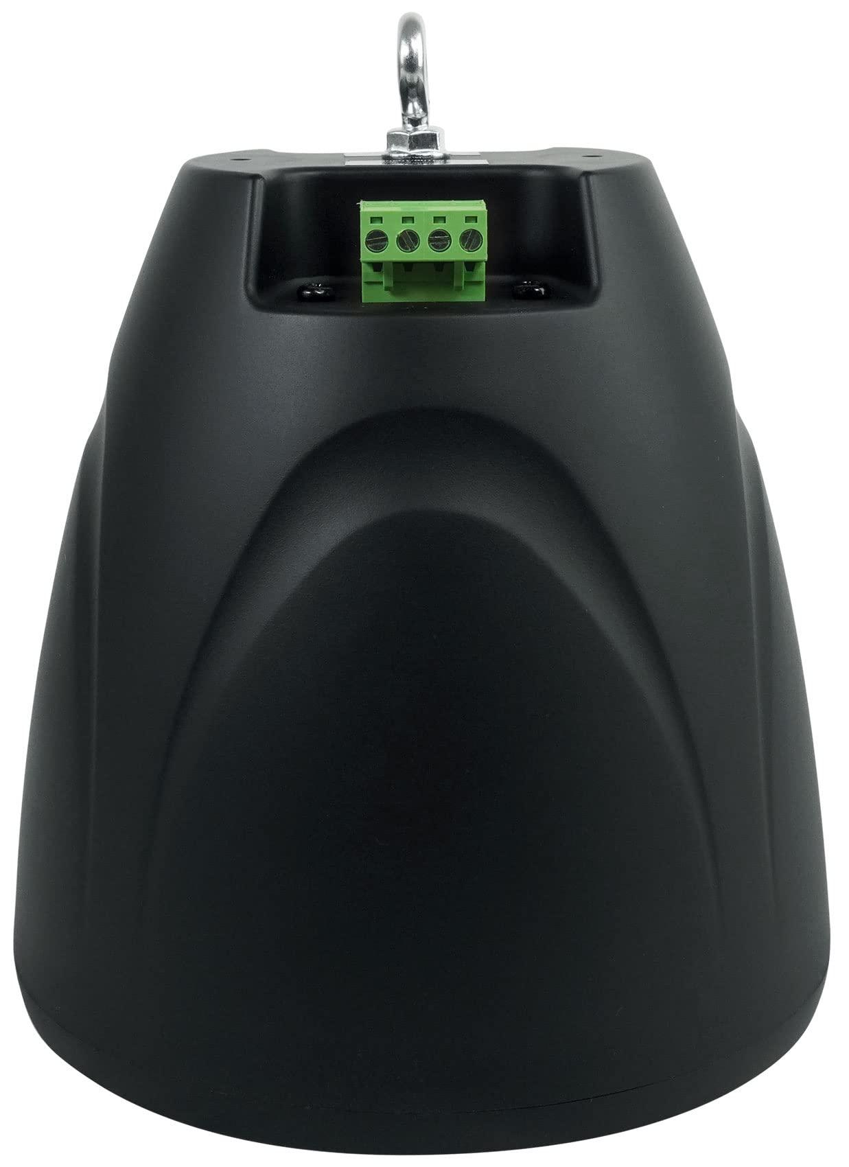 Rockville Rockville 8 PEN-40T Black 4" 70V Hanging Pendant Speakers Commercial/Restaurant