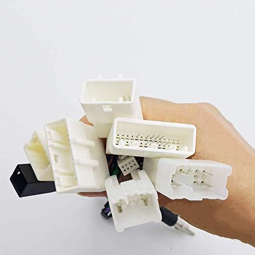 Strpump Strpump 16pin Car Stereo Radio Power Harness Cable Wire Adapter Compatible for Toyota Camry RAV4 Corolla Tacoma Hilux Highlander Yaris Reiz Support OEM Camera USB Non JBL