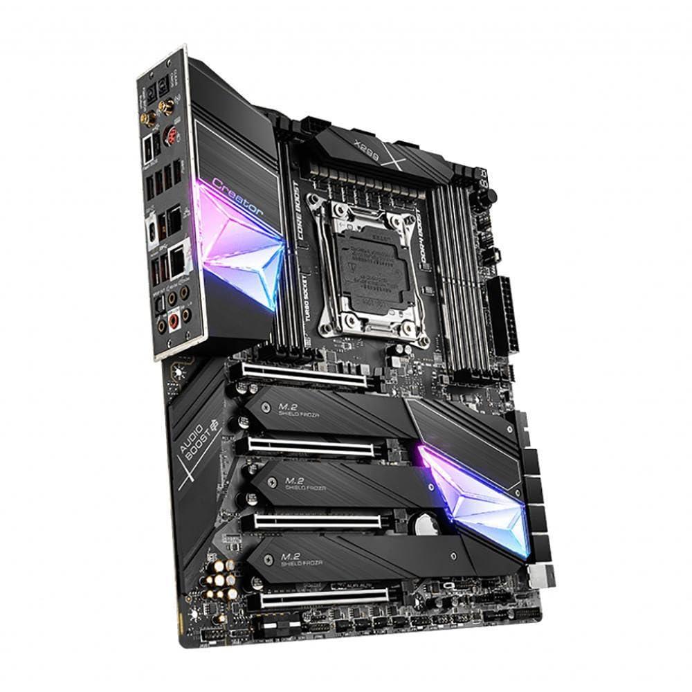 Generic Generic Creator X299 Fit for LGA2066 DDR4 256G SATA3x8 M.2x3 U.2 USB3.2 Support I9 E-ATX Desktop Motherboard