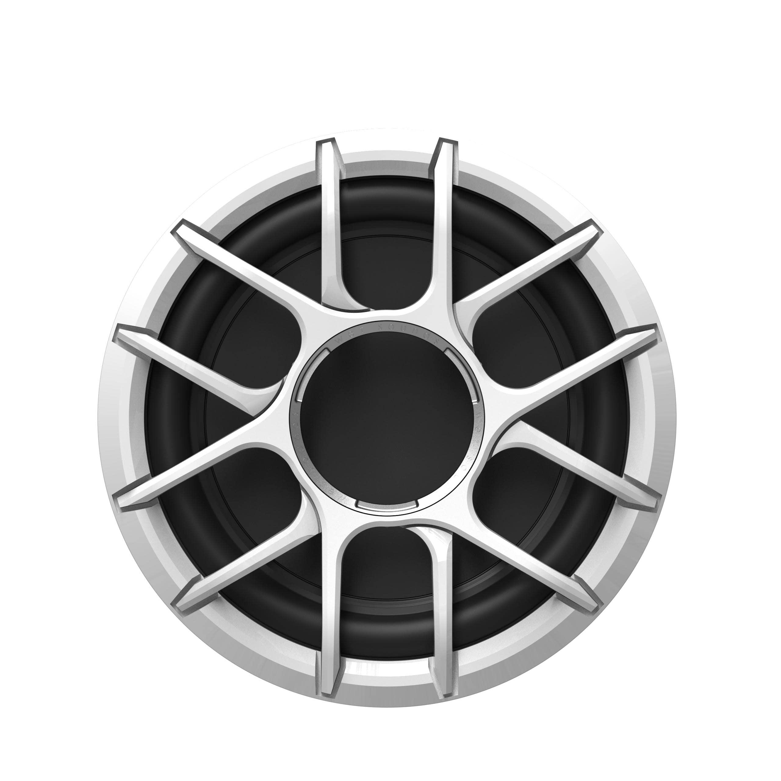 wet sounds Wet Sounds Zero 10 SUB KIT-S4 - White, 4-Ohm 10\" Zero Series Marine Subwoofer & Roto-Molded Loaded Subwoofer Enclosure