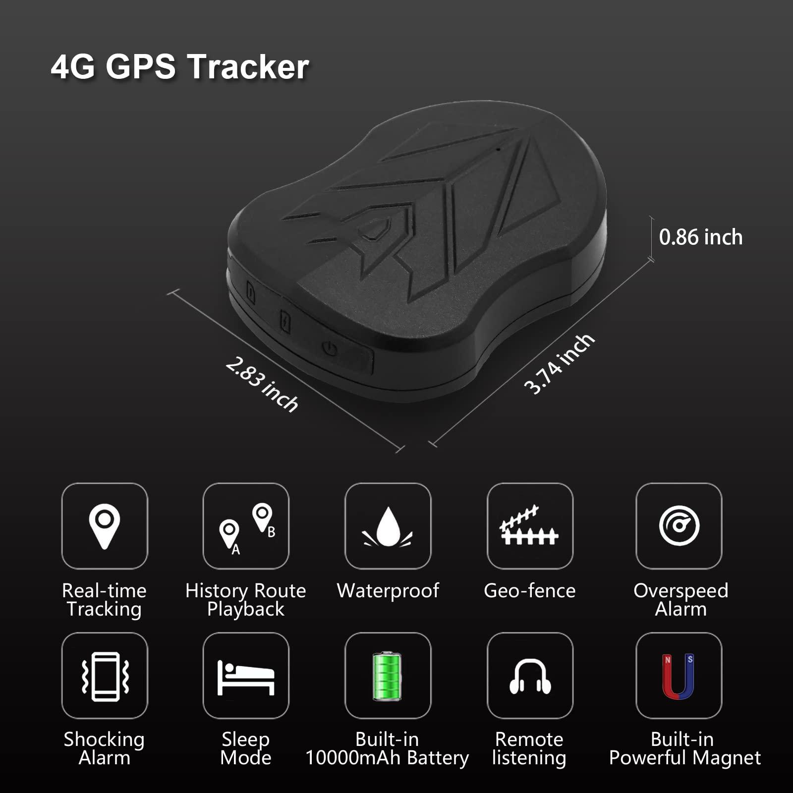SinoTrack SinoTrack GPS Tracker for Vehicles,4G LTE GPS Tracking Device,ST-915L Real time Strong Magnetic Tracker for Car Motorcycle Taxi Truck Bus