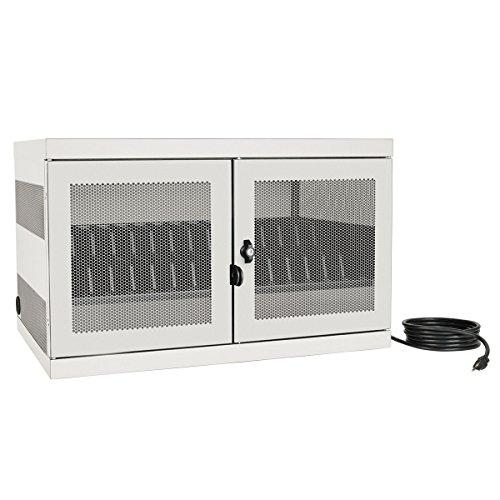 Tripp Lite Tripp Lite 16-Port AC Charging Storage Station Cabinet for Chromebook & Laptop, 17" Depth, Wall Mount & Cart Option, White (CSC16ACW)