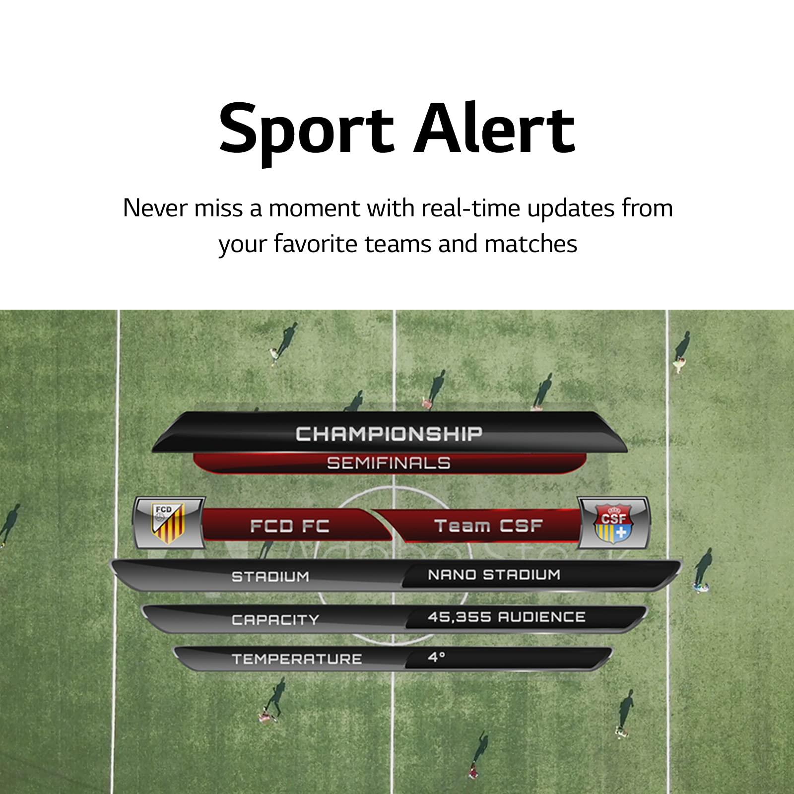 LG LG UHD UQ75 Series 43 (43UQ7590PUB, 2022), Black