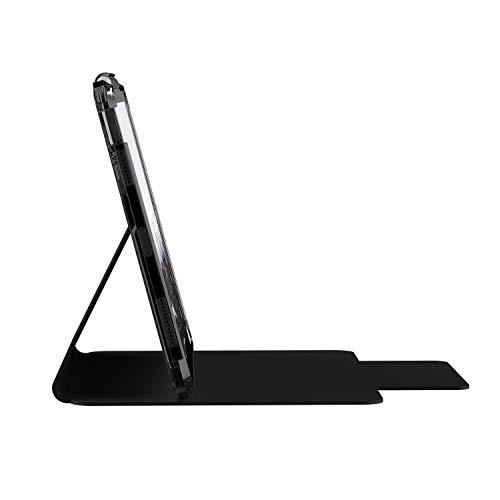 URBAN ARMOR GEAR [U] by UAG iPad Air 10.9-inch (4th Gen, 2020)/iPad Pro 11-inch (2nd Gen, 2020) Case Lucent Translucent Lightweight Ultra-Slim Full Body Auto Sleep/Wake Folio Cover, Black/Ice