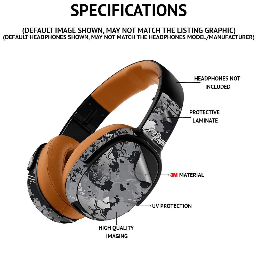 MIGHTY SKINS MightySkins Skin Compatible with Bose QuietComfort 35 II Headphones - Gray Polygon | Protective, Durable, and Unique Vinyl Decal wrap Cover | Easy to Apply, Remove, and Change Styles