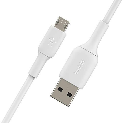 Belkin Belkin CAB005bt1MWH 3.3-Foot BOOSTCHARGE USB-A to Micro-B (White)