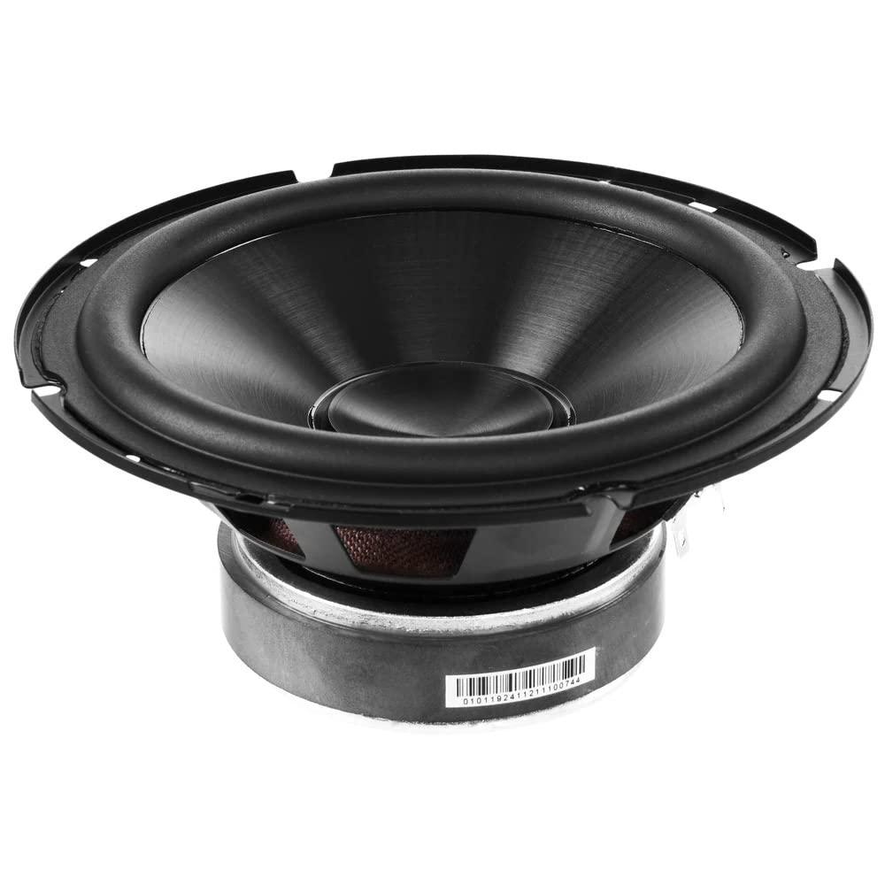 NVX NVX VSP65KIT2F 6.5" Premium Car Speakers, 375W each side(750W per set), 250W RMS, 2-Ohm 2-Way Component System w/ 1" Silk Dome Tweeters & Passive X-Overs, Easy to Install in Cars/Trucks/Doors (Pair)