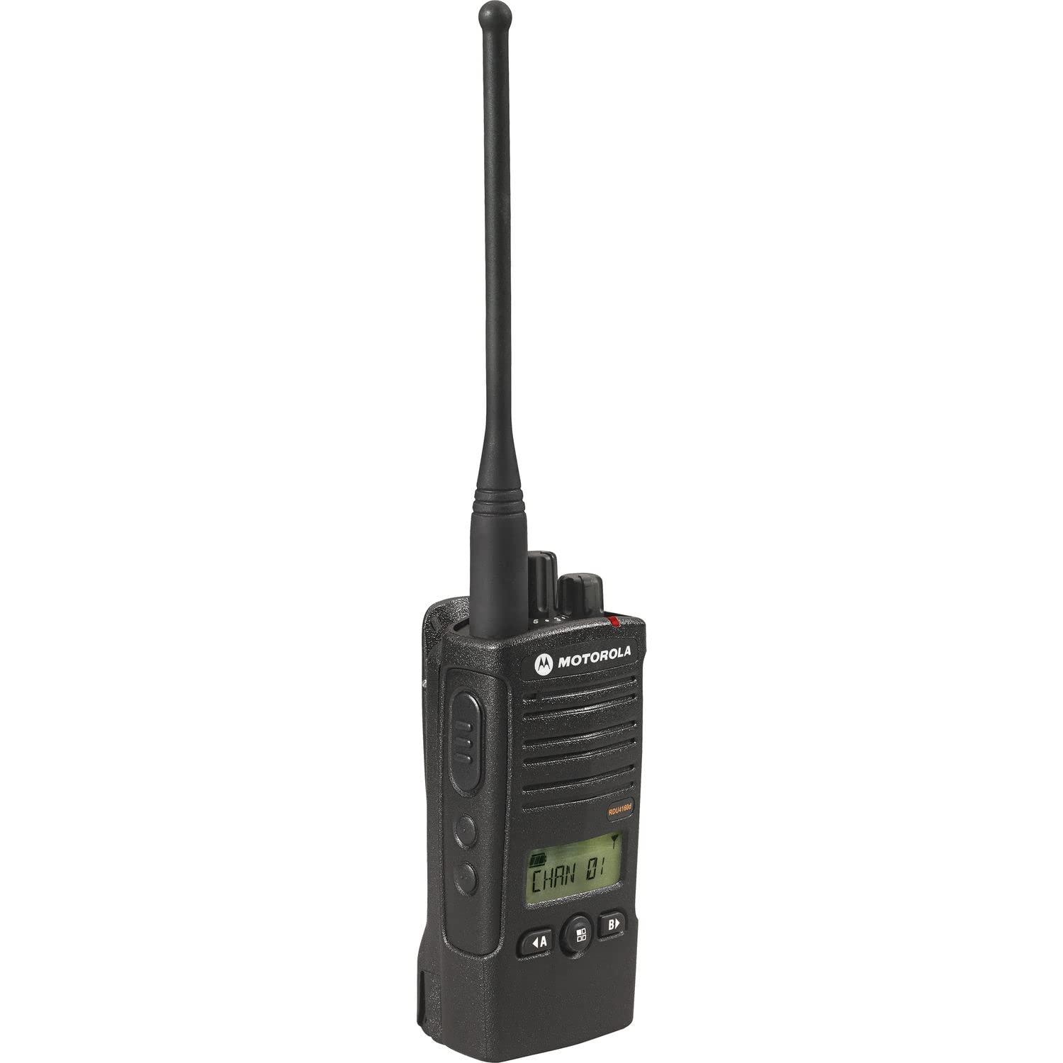 Motorola Solutions Motorola Solutions 2 x RDU4160D RDX Business Series Two-Way UHF Radio with Display (Black) + 2 x HKLN4606 Remote Speaker Mic (Renewed)