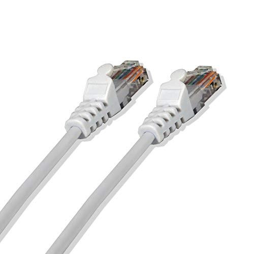 LOGICO LOGICO Cat-6 UTP Ethernet Network Cable RJ45 LAN Wire White 7FT
