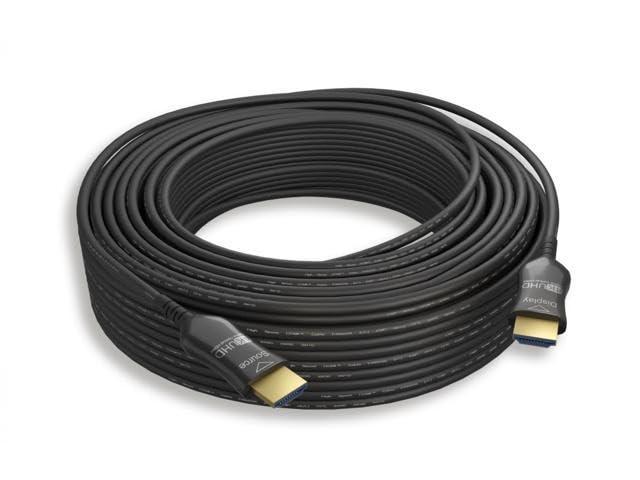 Nippon Labs Nippon Labs 4K Hybrid Active Optical Fiber CL3 HDMI Cable, 4K@ 60Hz, UHD High Speed HDMI2.0 AOC (Active Optical Cable) Cable (50 ft.)