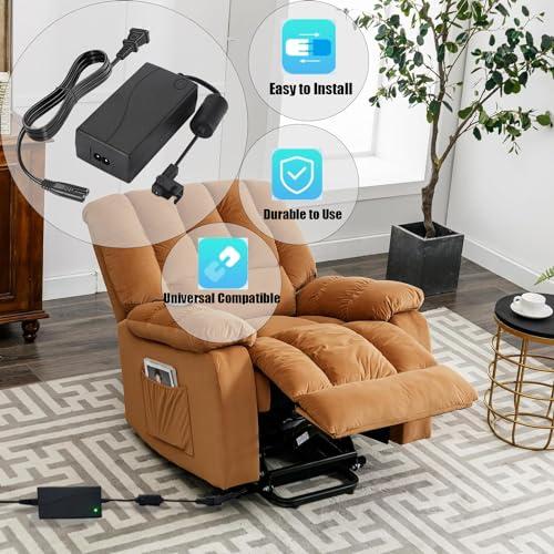 XHHLUO Power Recliner or Lift Chair Power Supply,29V/24V 2A AC/DC Switching Power Supply for Electric Recliner Transformer 29V 2A with 4 Feet US Power Wall Cord
