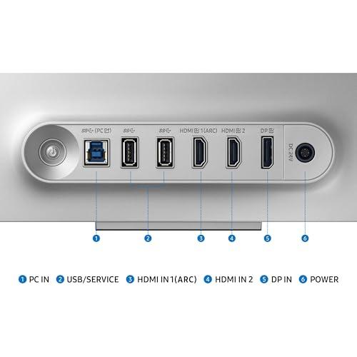 Samsung Samsung 32" Odyssey OLED G8 (G80SD) Series 4K UHD Smart Gaming Monitor w QD-OLED, 240Hz 0.03ms, G-Sync Compatible, Glare-Free Display, Sleek Metal Design, LS32DG800SNXZA, 3 Yr Warranty