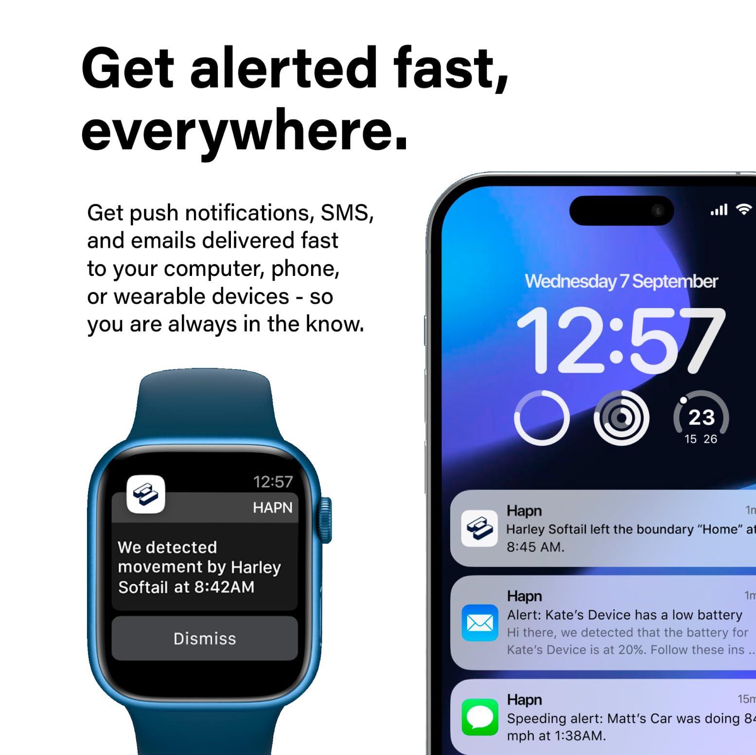 Spy Tec Spytec GPS Motorcycle Tracker - Waterproof Real-Time Tracking w/ 5 Second Updates - Ideal Hard-Wired GPS Tracking for Scooters, Boats, ATVs - Anti Theft Movement Alert - Low Cost Plan