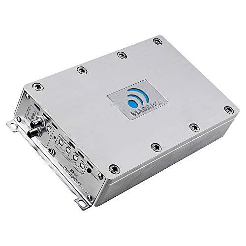 Massive Audio Massive Audio P3 Primo Series. 1000w RMS / 2000w MAX, 1 Ohm Stable, Class D, Monoblock Car Amplifier with Bass Boost & Clip LED