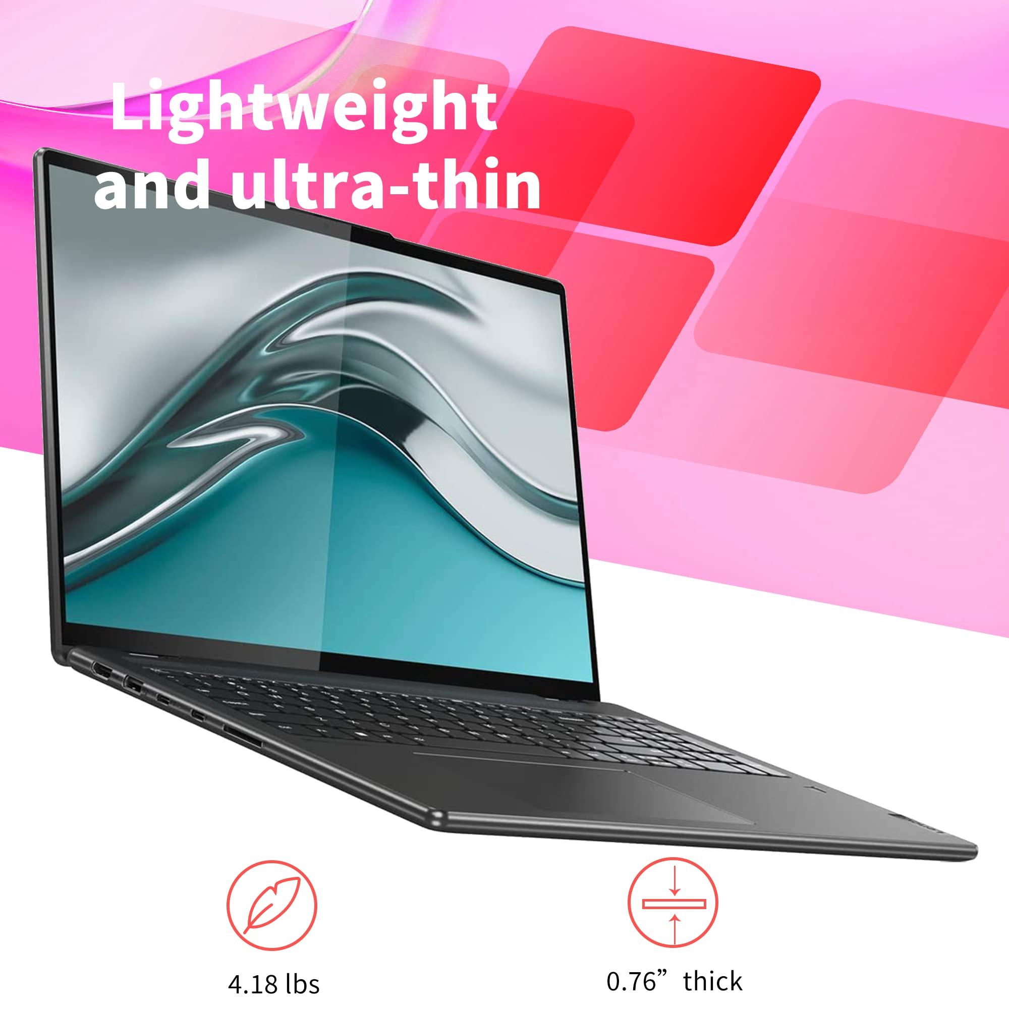 Lenovo Lenovo Yoga 7i 2-in-1 360 16" 2.5K Touchscreen Laptop, Intel Evo Platform Core i5 1240P, 8GB RAM, 512GB PCIe SSD, Intel Iris Xe Graphics, Backlit Keyboard, Win 11, Storm Grey, 32GB USB Card