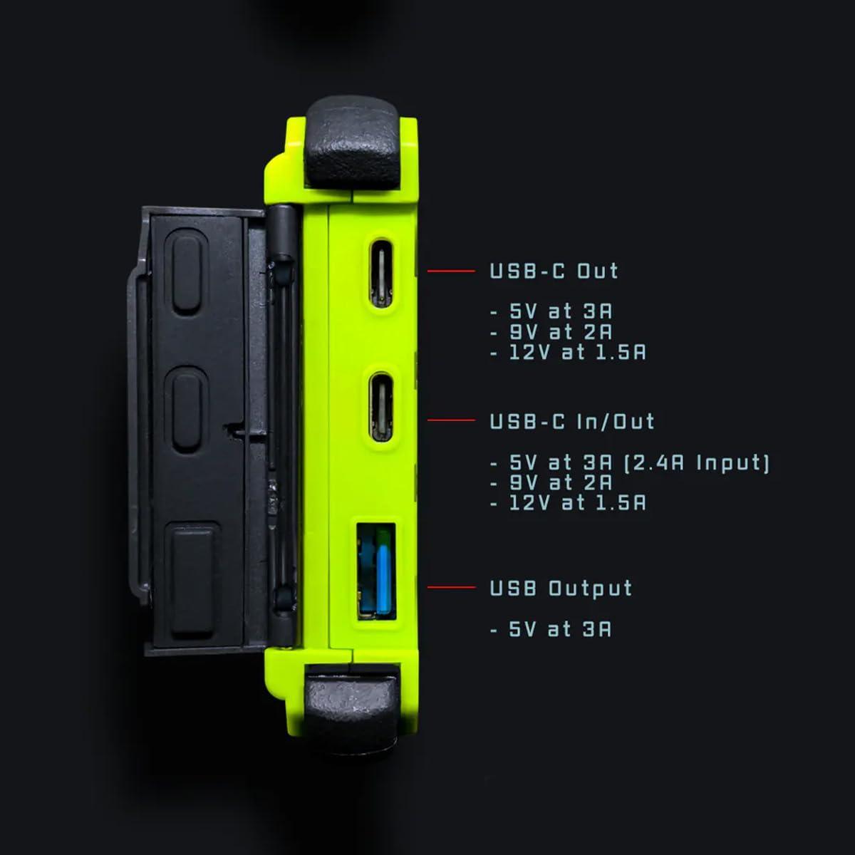 Certified Brands Garmin Rino 750 2-Way Radio/GPS Handheld and Dark Energy Poseidon Pro Indestructible Charger, Black | Touchscreen, 20 Mile Radio Range, Worldwide Base Mapping, Weather Forecasts